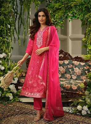 Women Cotton Off White Embroidered Tunic